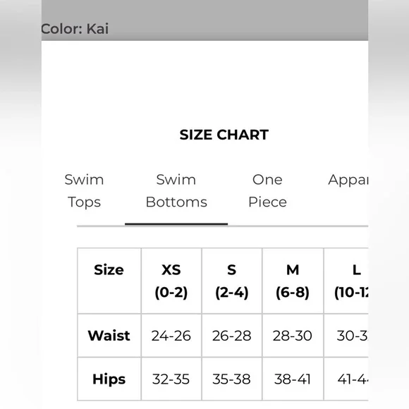 Pilyq Pebble Blue Lace Fanned Full Bikini Bottom - Picture 11 of 11